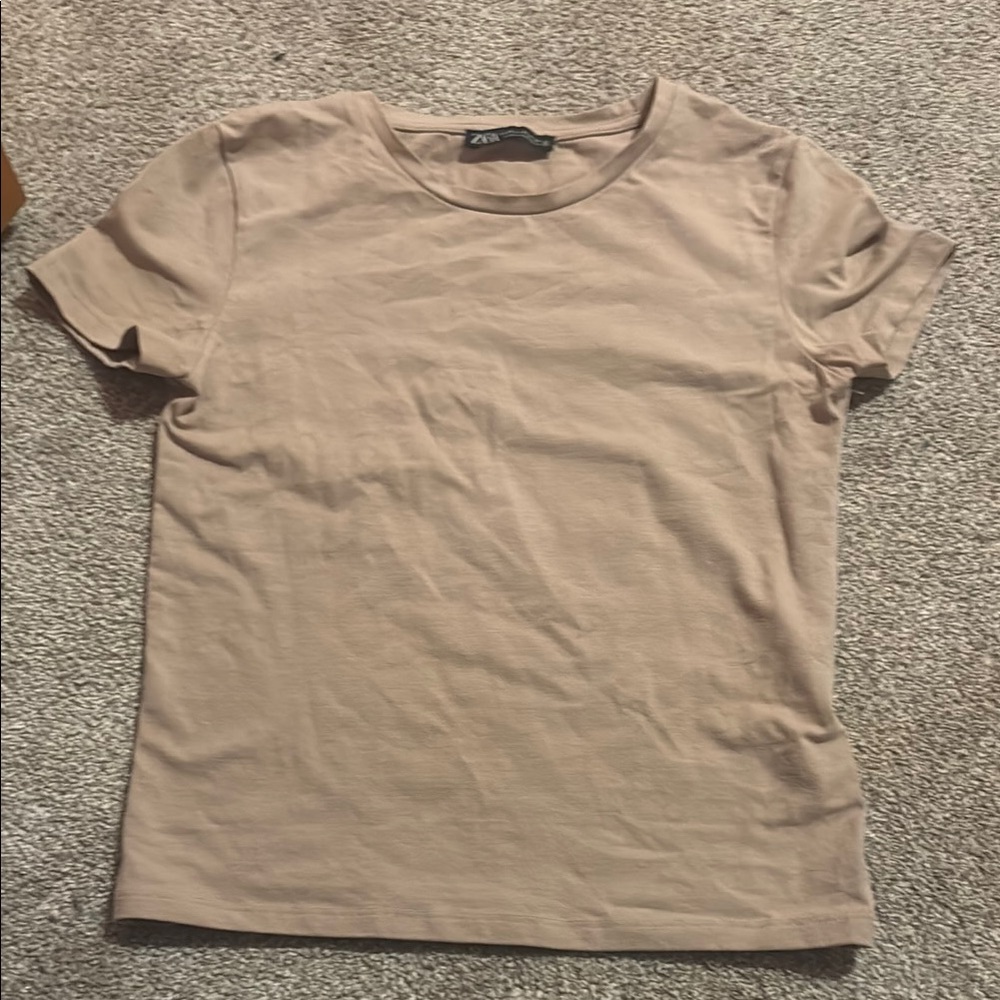 Zara Women's Tan Top